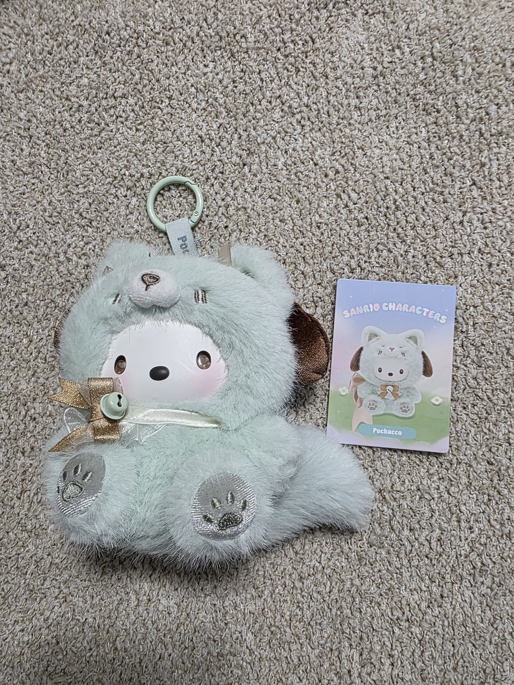 Sanrio Pochacco Plush Keychain